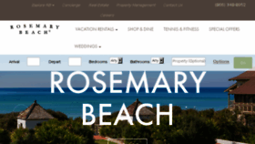What Rosemarybeach.com website looked like in 2017 (6 years ago)