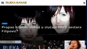 What Rijekadanas.com website looked like in 2017 (6 years ago)