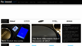 What Robotvacuums.reviewed.com website looked like in 2017 (6 years ago)