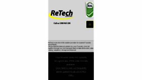 What Retech.com.au website looked like in 2017 (6 years ago)