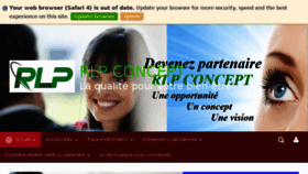 What Rlpconcept.com website looked like in 2017 (6 years ago)