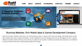 What Rapidtechnolabs.com website looked like in 2017 (7 years ago)