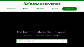 What Romuniverse.com website looked like in 2017 (6 years ago)