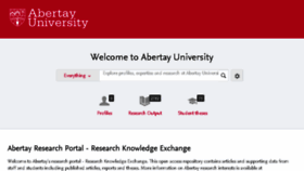 What Rke.abertay.ac.uk website looked like in 2017 (6 years ago)