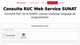 What Ruc.com.pe website looked like in 2017 (6 years ago)
