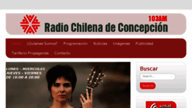 What Radiochilenaconcepcion.cl website looked like in 2017 (6 years ago)