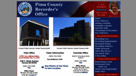 What Recorder.pima.gov website looked like in 2017 (6 years ago)