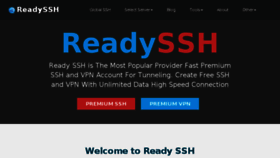 What Readyssh.com website looked like in 2017 (6 years ago)