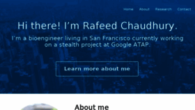What Rafeed.org website looked like in 2017 (6 years ago)