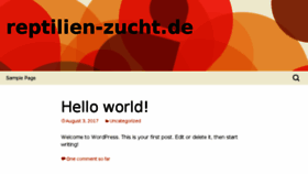 What Reptilien-zucht.de website looked like in 2017 (6 years ago)