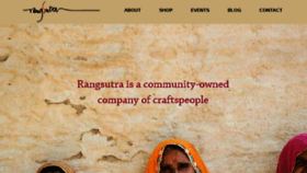 What Rangsutra.com website looked like in 2017 (6 years ago)