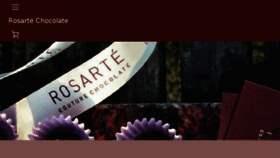What Rosartechocolate.com website looked like in 2017 (6 years ago)