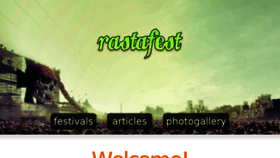 What Rastafest.hu website looked like in 2017 (6 years ago)
