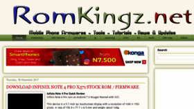 What Romkingz.net website looked like in 2017 (6 years ago)