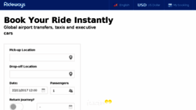 What Rideways.com website looked like in 2017 (6 years ago)