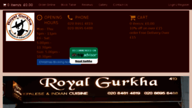 What Royalgurkha.com website looked like in 2017 (6 years ago)