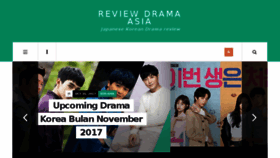 What Reviewdramaasia.com website looked like in 2017 (6 years ago)