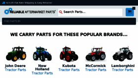 What Reliableaftermarketparts.com website looked like in 2017 (6 years ago)