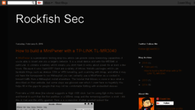 What Rockfishsec.com website looked like in 2017 (6 years ago)