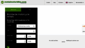 What Rentalmotorbike.com website looked like in 2017 (6 years ago)