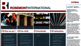What Rosemont-int.com website looked like in 2017 (6 years ago)