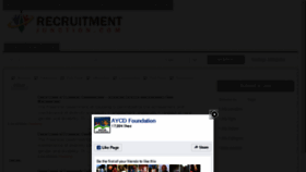 What Recruitmentjunction.com website looked like in 2017 (6 years ago)