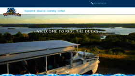 What Ridetheducks.com website looked like in 2017 (6 years ago)