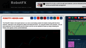 What Robotfx.info website looked like in 2017 (6 years ago)