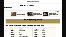 What Rgbcolor.xyz website looked like in 2017 (6 years ago)