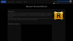 What Rocketdock.com website looked like in 2017 (6 years ago)