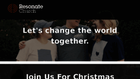 What Resonateindianapolis.com website looked like in 2017 (6 years ago)