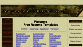 What Resumes-cover-letters-jobs.com website looked like in 2017 (6 years ago)
