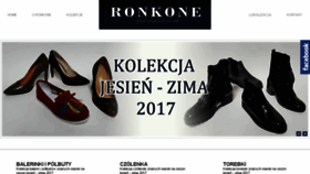 What Ronkone.pl website looked like in 2017 (6 years ago)
