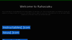 What Rahasiaku.com website looked like in 2017 (6 years ago)