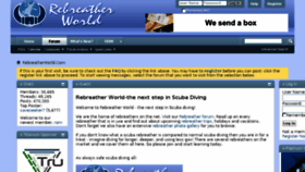 What Rebreatherworld.com website looked like in 2017 (6 years ago)
