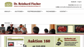 What Reinhardfischerauktionen.de website looked like in 2017 (6 years ago)