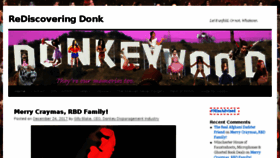 What Rebloggingdonk.com website looked like in 2017 (6 years ago)
