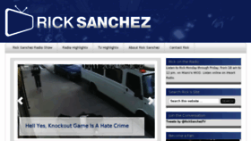 What Ricksancheztv.com website looked like in 2017 (6 years ago)