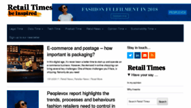 What Retailtimes.co.uk website looked like in 2017 (6 years ago)