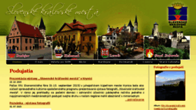What Royal-towns.sk website looked like in 2018 (6 years ago)