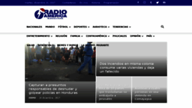 What Radioamericahn.net website looked like in 2018 (6 years ago)
