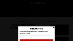 What Rebaltica.lv website looked like in 2018 (6 years ago)