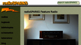 What Radiosparks.com website looked like in 2018 (6 years ago)