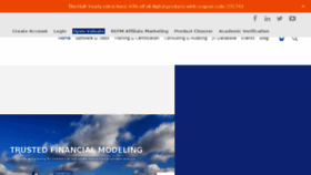 What Realestatefinancialmodeling.com website looked like in 2018 (6 years ago)