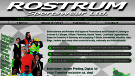 What Rostrumsportswear.co.uk website looked like in 2018 (6 years ago)