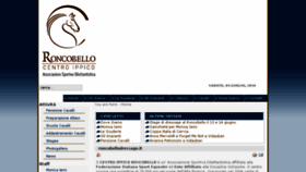 What Roncobellodressage.it website looked like in 2018 (6 years ago)