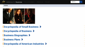 What Referenceforbusiness.com website looked like in 2018 (6 years ago)