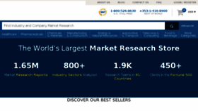 What Researchandmarkets.com website looked like in 2018 (7 years ago)