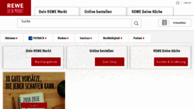 What Rewe.de website looked like in 2018 (6 years ago)