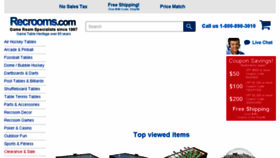 What Recrooms.com website looked like in 2018 (6 years ago)